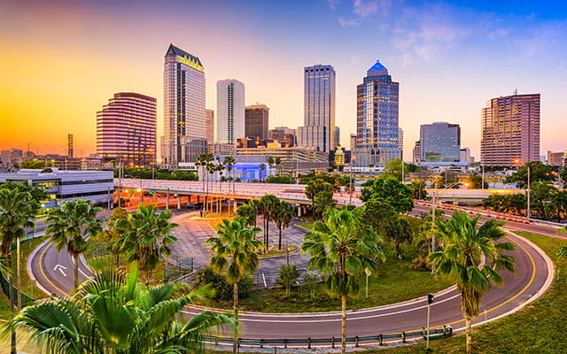 A view of the Tampa skyline