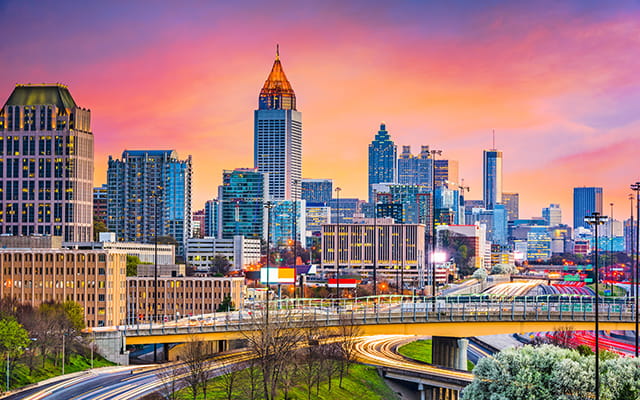 An image of the downtown Atlanta skyline