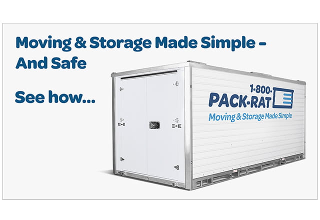 1-800-PACK-RAT portable storage container