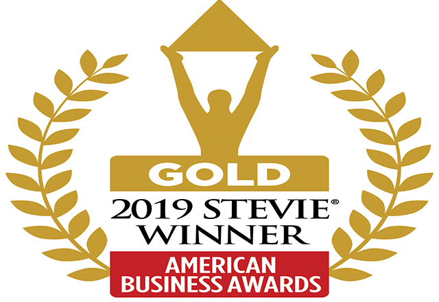 Gold Stevie Award logo