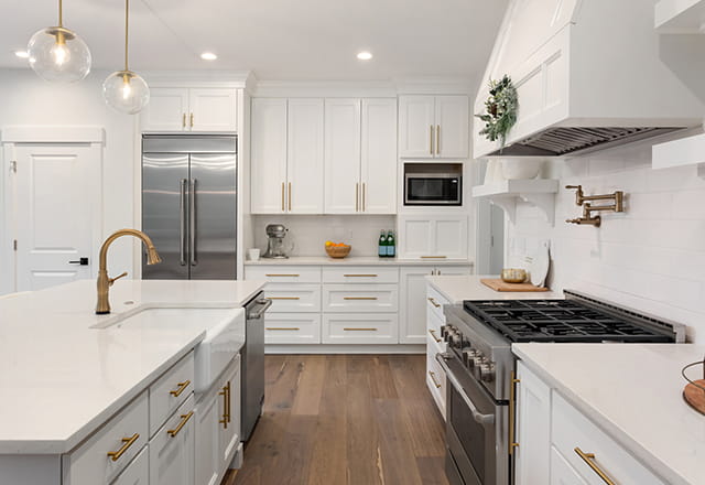 A beautiful modern kitchen