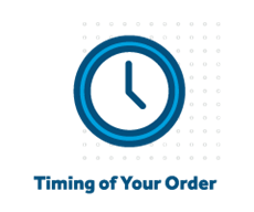 Order timing icon