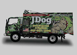 JDog Junk Removal & Hauling vehicle