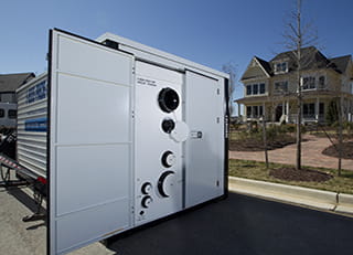 Portable storage containers for on-site remediation