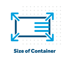 Container size icon