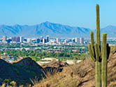 A view of the Phoenix, AZ skyline