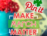 1-800-PACK-RAT Make March Matter Charity Pinterest promotion. We will donate $250 to the charity or your choice.