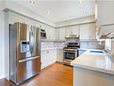 Open kitchen space in a nice house