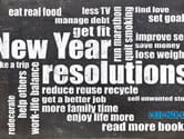 new years resolutions